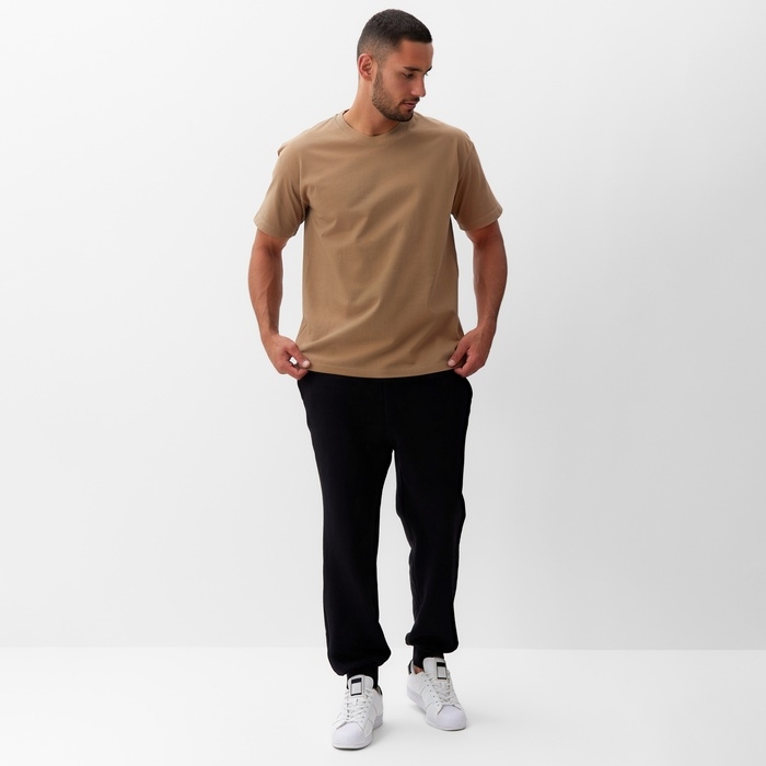 Футболка мужская MINAKU, цвет бежевый, р-р 50-52