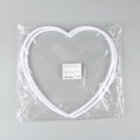 Основа для изготовления ловца снов &laquo;Сердце&raquo;, набор 2 шт., размер 1 шт. &mdash; 30 &times; 30 &times; 0,73 см