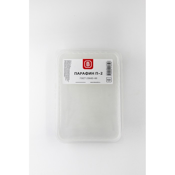 Парафин нефтяной П-2 в контейнере, 400 г Парафин нефтяной П-2 в контейнере, 400 г
