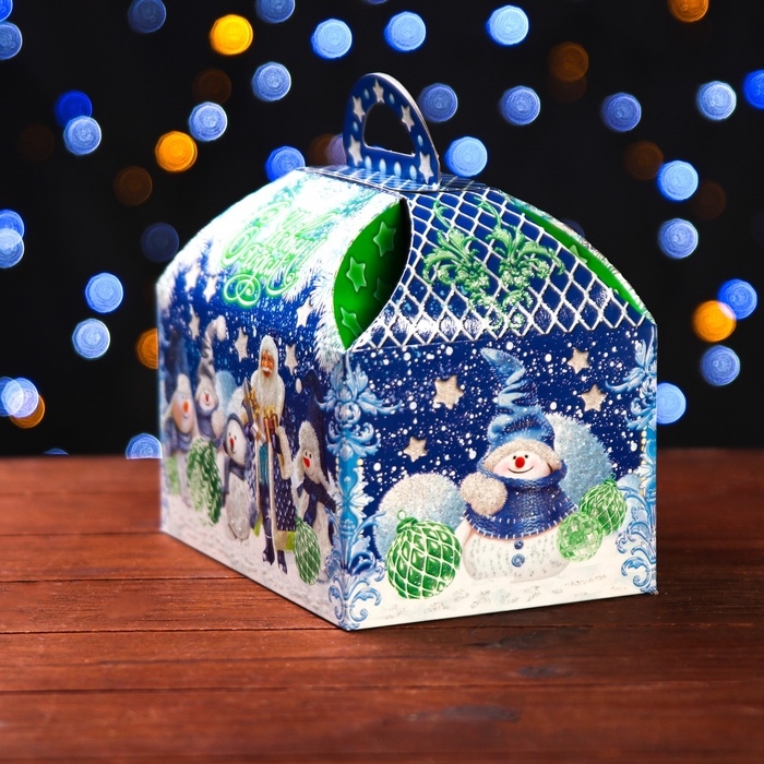 Подарочная коробка Подарочная коробка "Снежность" 18,5 x 12,5 x 19 см 1шт