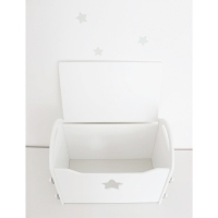 Сундук для игрушек &laquo;Звезда&raquo;, цвет белый