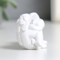 Сувенир полистоун "Белый ангел - сон в крыльях" МИКС 3х5х3,5 см