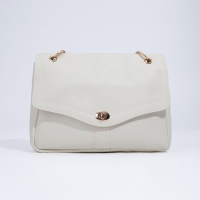 Сумка-мессенджер на клапане, цвет белый Сумка-мессенджер на клапане, цвет белый