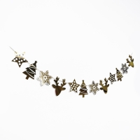 Гирлянда &laquo;Новый год&raquo;, 230 см, цвет золотой