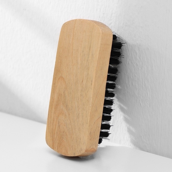 Щётка для одежды и обуви Доляна, 8,3&times;3,5&times;2,5 см, искусственная щетина