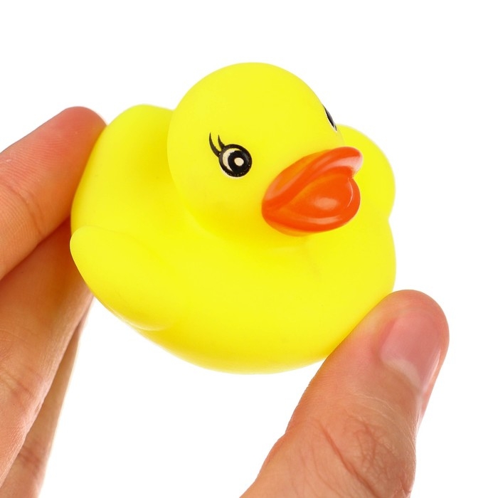 Набор резиновых игрушек для ванны «Мыльница: Цветные уточки», 13,5 см, с пищалкой, 4 шт, Крошка Я Набор резиновых игрушек для ванны «Мыльница: Цветные уточки», 13,5 см, с пищалкой, 4 шт, Крошка Я