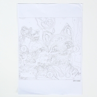 Роспись часов по номерам &laquo;Лисичка в лесу&raquo;, 30 х 30 см