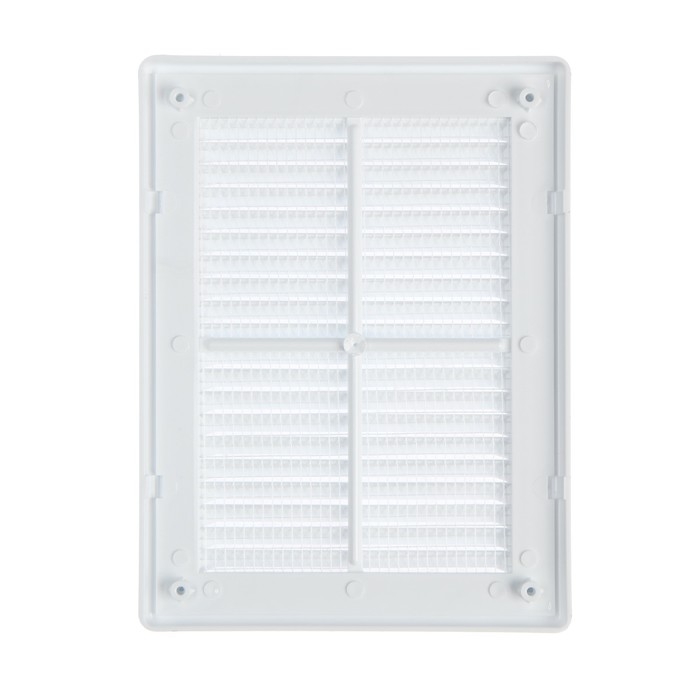 Решетка вентиляционная Решетка вентиляционная "КосмоВент" ЛР150, 150 х 200 мм, с сеткой, разъемная