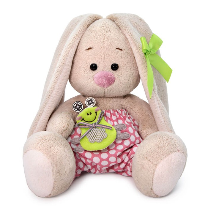 Мягкая игрушка &laquo;Зайка Ми&raquo;, с лягушонком, 15 см