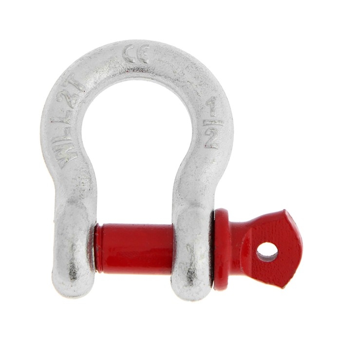 Скоба такелажная грузоподъемная, ТУНДРА, омега со штифтом G-209, 1/2, 2т., 1 шт. Скоба такелажная грузоподъемная, ТУНДРА, омега со штифтом G-209, 1/2, 2т., 1 шт.