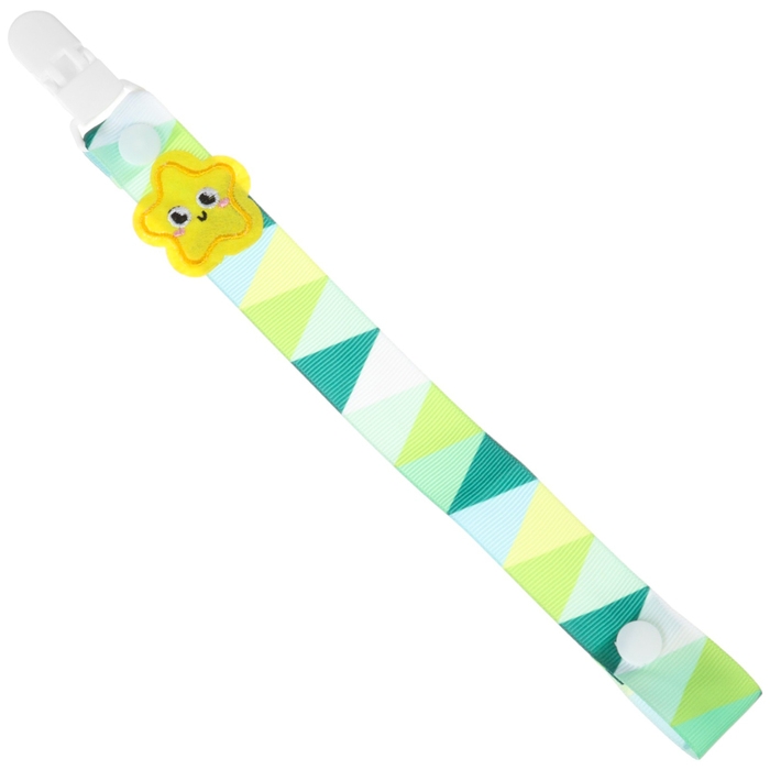 Держатель для соски - пустышки «Счастливый ребёнок», на ленте Держатель для соски - пустышки «Счастливый ребёнок», на ленте