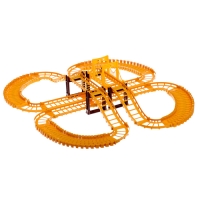 Автотрек &laquo;Стройка&raquo;, с машинкой, краном и фигурками, работает от батареек