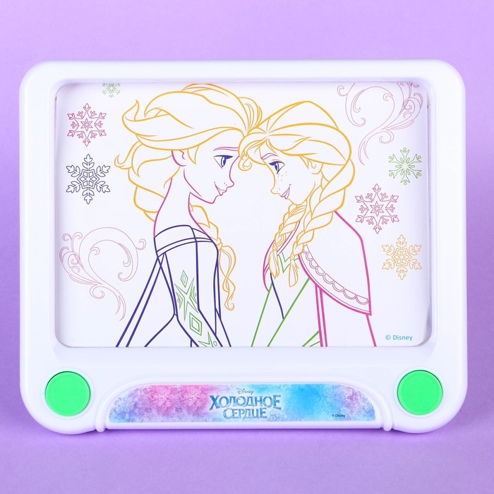 3D-планшет для рисования «Холодное сердце», неоновые маркеры, световые эффекты, с карточками 3D-планшет для рисования «Холодное сердце», неоновые маркеры, световые эффекты, с карточками