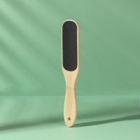 Пилка для ног &laquo;BAMBOO&raquo;, наждачная, двусторонняя, 23 см, бамбуковая
