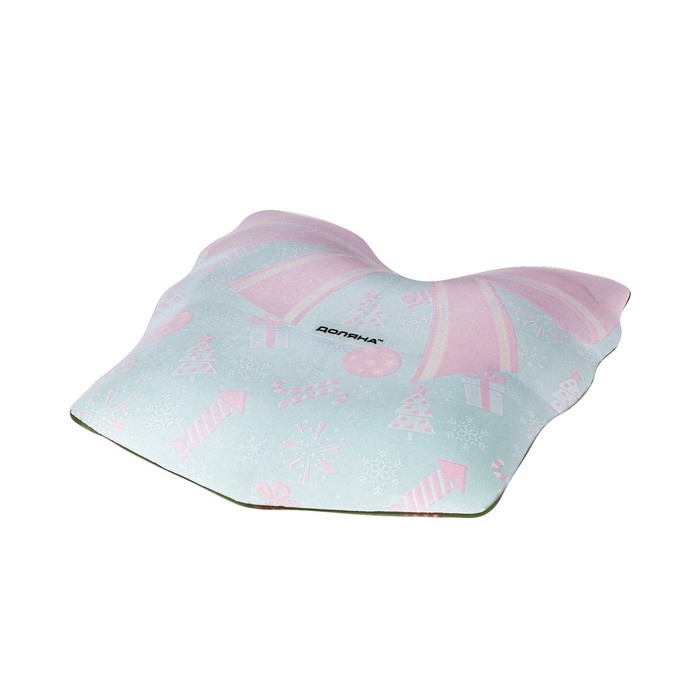 Блюдо стеклянное сервировочное Доляна &laquo;Подарок. Счастливого Нового года&raquo;, 15,1&times;17,3 см