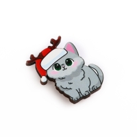 Значок новогодний &laquo;Новый год: Талисман на счастье&raquo;, 3,9 х 4,5 см