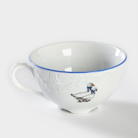 Чашка кофейная &laquo;Рококо. Гуси&raquo;, 220 мл, фарфор