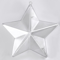 Заготовка - подвеска, раздельные части «Звёздочка», размер собранной: 10 см Заготовка - подвеска, раздельные части «Звёздочка», размер собранной: 10 см