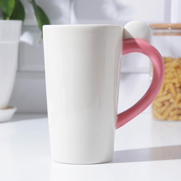 Кружка керамическая &laquo;Самая сладкая&raquo;, 550 мл, цвет белый