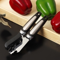 Нож консервный Доляна &laquo;Элим&raquo;, 20 см, цвет чёрный