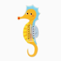 Термометр для ванной &laquo;Морской конек&raquo;, цвет желтый