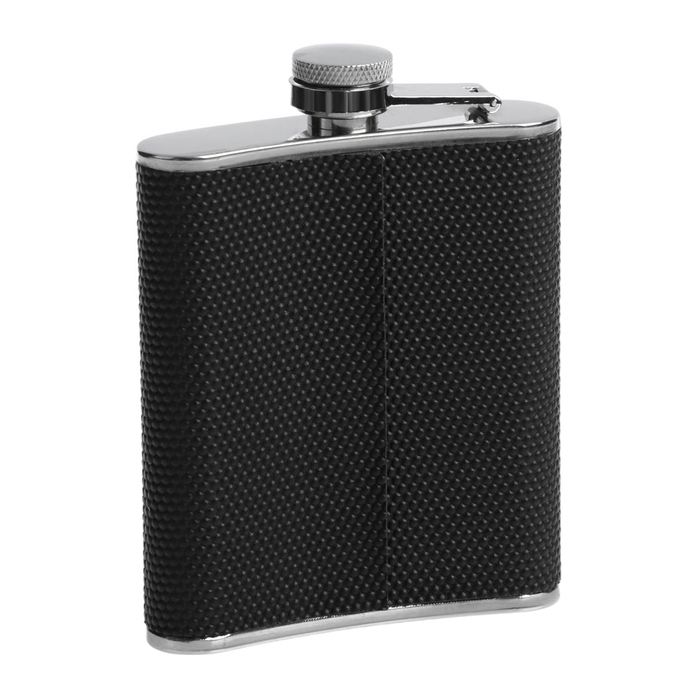 Фляжка для алкоголя &laquo;Агно&raquo;, нержавеющая сталь, подарочная, армейская, 210 мл, 7 oz