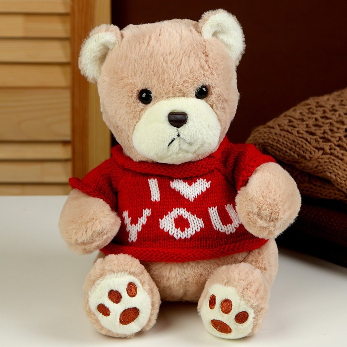 Мягкая игрушка &laquo;Мишка&raquo; в кофте, 25 см