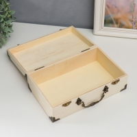 Шкатулка дерево под роспись "Сундук" 24х15х8 см Шкатулка дерево под роспись "Сундук" 24х15х8 см