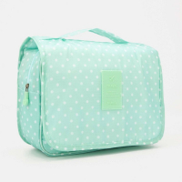 Косметичка-несессер на липучках, с крючком, цвет мятный Косметичка-несессер на липучках, с крючком, цвет мятный