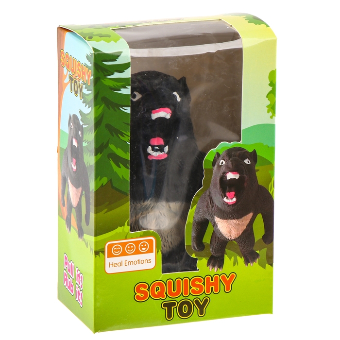 Мялка-тянучка &laquo;Медведь&raquo;, с песком