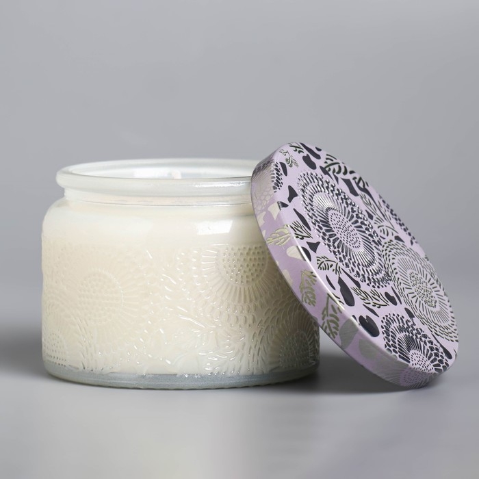 Свеча ароматическая в банке Свеча ароматическая в банке "ORCHID", 5х7 см, орхидея