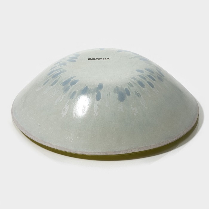 Салатник стеклянный Доляна &laquo;Киви&raquo;, 720 мл, 18,5&times;5 см, цвет зелёный