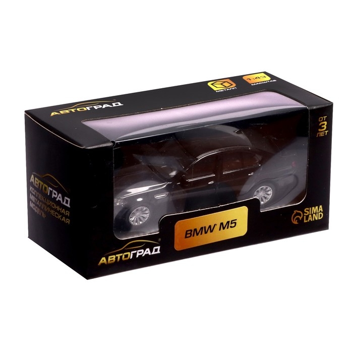 Машина металлическая BMW M5, 1:43, цвет синий Машина металлическая BMW M5, 1:43, цвет синий
