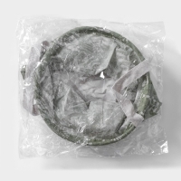 Корзинка для мелочей с ручками Доляна Leaves, 20&times;20&times;15 см, круглая, цвет зелёный