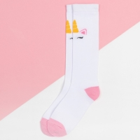 Гольфы детские KAFTAN «Единорог», 14-16 см, цвет белый Гольфы детские KAFTAN «Единорог», 14-16 см, цвет белый