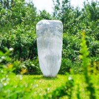 Чехол для растений, трапеция на шнурках, 150 &times; 90 см, спанбонд с УФ-стабилизатором, плотность 60 г/м&sup2;