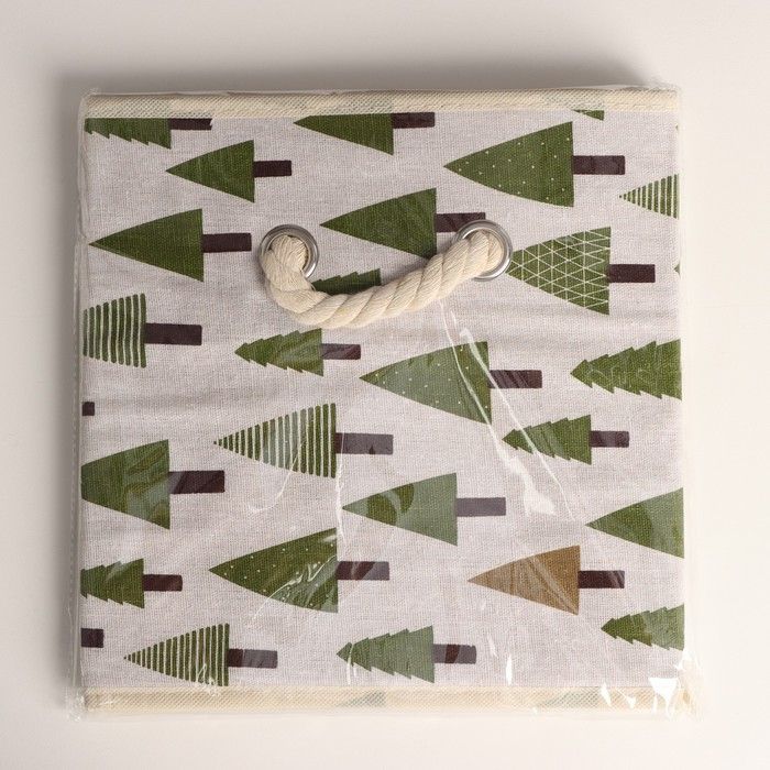 Короб стеллажный для хранения &laquo;Ёлки&raquo;, 27&times;27&times;27 см