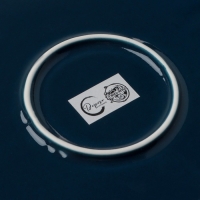 Тарелка плоская керамическая Дорого внимание &laquo;Артишоки&raquo;, 27 см, синяя