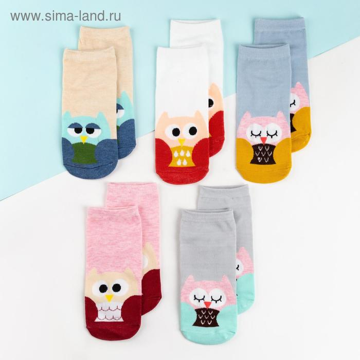 Набор носков KAFTAN Набор носков KAFTAN "For U!" 5 пар, р-р 35-38 (24-26 см)