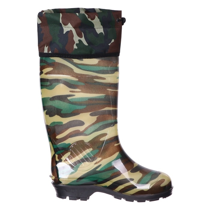 Сапоги мужские С-26РМ, ПВХ, камуфляж, размер 44