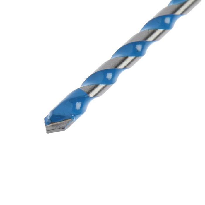 Сверло универсальное ТУНДРА, твердосплавный наконечник, трехгранный хвостовик, 8 х 115 мм Сверло универсальное ТУНДРА, твердосплавный наконечник, трехгранный хвостовик, 8 х 115 мм