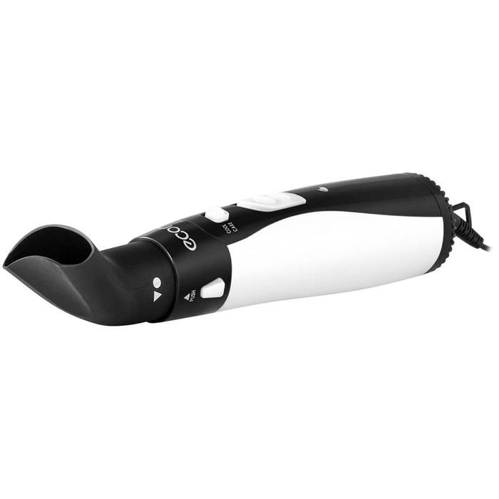 Фен-щётка Econ ECO-BH05B, 1000 Вт, 1 скорость, 2 температурных режима, чёрно-белый Фен-щётка Econ ECO-BH05B, 1000 Вт, 1 скорость, 2 температурных режима, чёрно-белый