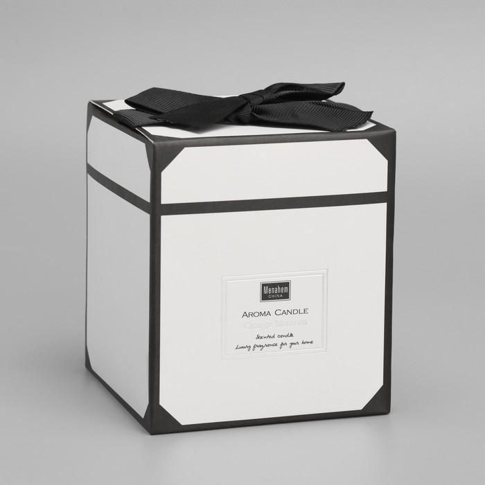 Свеча ароматическая Свеча ароматическая "Aroma Candle", цветок апельсина, 8х9 см