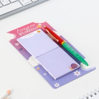 Набор стикеры и ручка &laquo;Лучшему воспитателю&raquo; 2 х 30 листов, синяя паста 0.7 мм