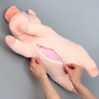 Шкурка мягкой игрушки "Единорог" с пледом, 50 см, цвет розовый Шкурка мягкой игрушки "Единорог" с пледом, 50 см, цвет розовый