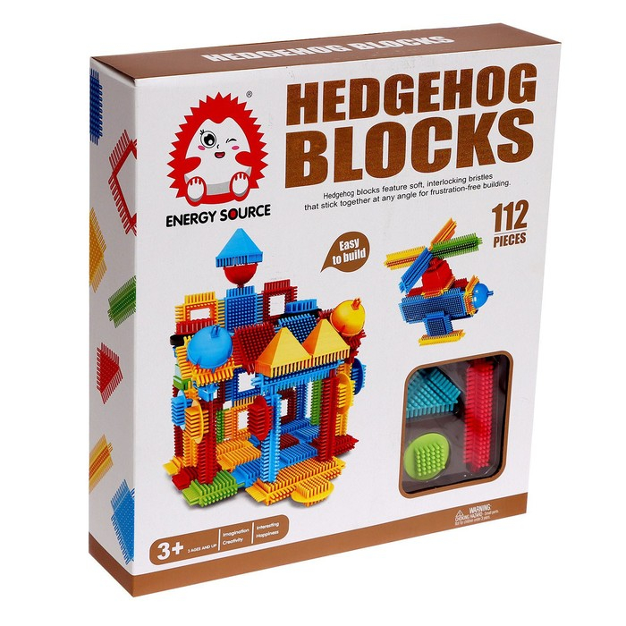 Конструктор игольчатый BRISTLES &laquo;Огромный дом&raquo;, 112 деталей