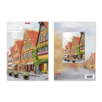 Бумага для акварели А4, 10 листов, ErichKrause Promenade, блок 180 г/м², 100% белизна, в картонной папке Бумага для акварели А4, 10 листов, ErichKrause Promenade, блок 180 г/м², 100% белизна, в картонной папке