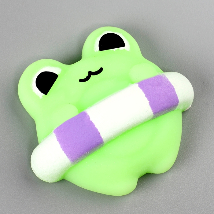 Сквиш антистресс мялка &laquo;Лягушка&raquo;с кругом