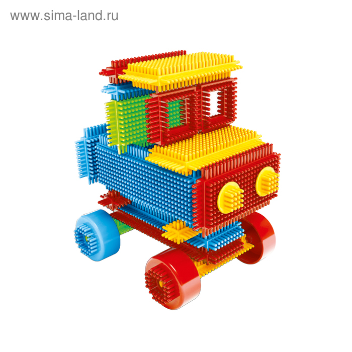 Конструктор игольчатый MINI BRISTLES &laquo;Вертолётик&raquo;, 58 деталей