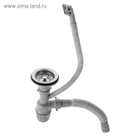 Мойка кухонная MIXLINE 528182, врезная, толщина 0.6 мм, 49х49х17 см, вып. 3 1/2", с сифоном Мойка кухонная MIXLINE 528182, врезная, толщина 0.6 мм, 49х49х17 см, вып. 3 1/2", с сифоном